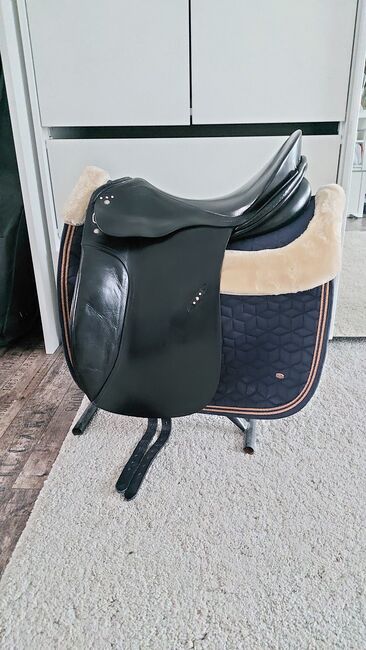 Passier Lenox 17 Zoll Dressursattel mit rosegold Strass, Passier  Lenox, Mareike K, Siodła ujeżdżeniowe, Marsberg, Image 3