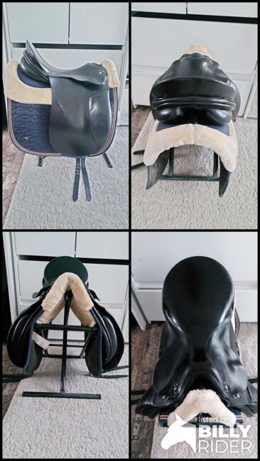 Passier Lenox 17 Zoll Dressursattel mit rosegold Strass, Passier  Lenox, Mareike K, Dressage Saddle, Marsberg, Image 8