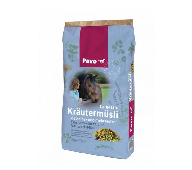 Pavo Care 4 Life Kräutermüsli, Pavo  Sackware , Nadine , Pasza i suplementy dla koni, Rommerskirchen