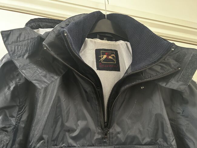 PCRacewear waterproof jacket. Hood. ~ Navy. Size XXL, PCRacewear, Yvonne Hunter, Kurtki jeździeckie męskie, Coneythorpe, Image 3