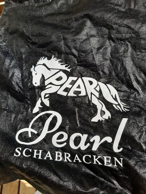 Pearl Fliegenausreitdecke Fransen, Cob, Vorderzeug und Hinterzeug, Pearl Schabracken Fliegendecke, Alex, Pferdedecken, Isny, Abbildung 2