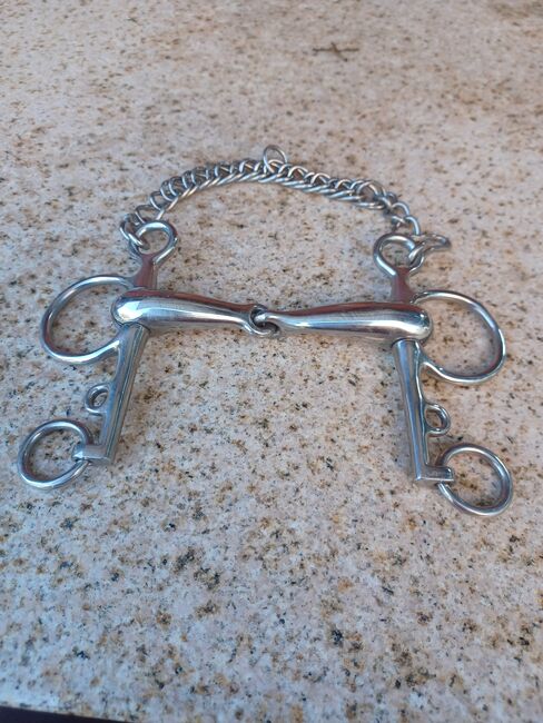 Pelham-Gebiss einfach gebrochen Größe 12,5cm, Stella, Horse Bits, Stockach