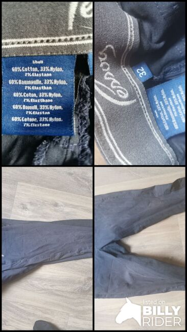 Pessoa Reithose navy 32R (42), Pessoa Horseware Pessoa Breech full seat, Wischiwe, Breeches & Jodhpurs, Norderstedt, Image 5