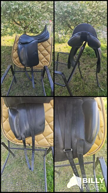 Peter Menet Dressursattel 17,5 Zoll Mittlere Kammer Sattel, Peter Menet, Nadine Semrau, Dressage Saddle, Kreuzlingen, Image 12