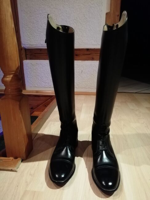 Petrie Lederreitstiefel mit Reisverschluss & Schnürung, Gr. 8 1/2, Petrie , Vanessa, Riding Boots, Nörten-Hardenberg 