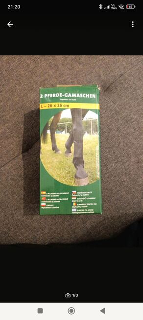 Pferde Gamaschen ungenutzt, Verena, Gamaschen, Mannheim