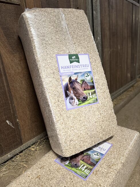 Pferde Hanfeinstreu 18 Stück je 140 Liter / 14kg, Hanfeinstreu Lavendel , Tini, Heu & Stroh, Pilsting, Abbildung 3