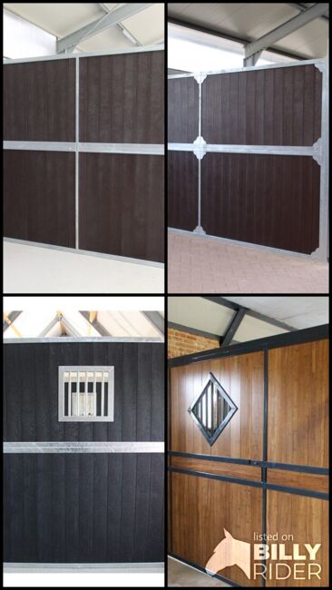 Pferdebox Trennwand geschlossen | Pferdeboxen Elemente, Rutjes Pferdeboxen und Zäune, Paddock-, Boxen- & Stallmatten, Goor, Abbildung 7