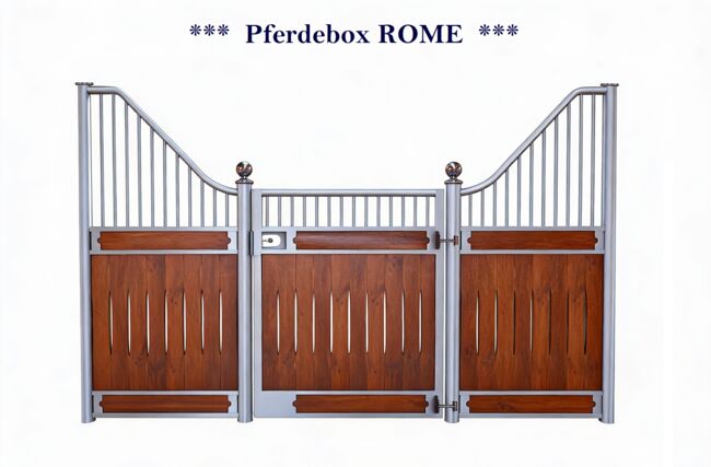 Pferdeboxen kaufen & Stallfronten - Trennwände für Pferdeställe, Aussenboxen Sp. z o.o (GmbH) Pferdeboxen kaufen & Stallfronten - Trennwände, AUSSENBOXEN (AUSSENBOXEN Sp. z o.o.), Paddock-, Boxen- & Stallmatten, Wałcz