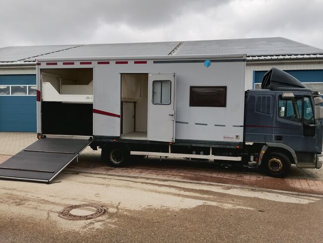 Pferdetransporter Ketterer Iveco 80ET 210PS Wohnabteil Viehtransporter, Ketterer Iveco Ketterer, Gerhard Strobel (Dickenherr Trucks und Trailers), Pferdeanhänger, Baden-Württemberg - Unterschneidheim