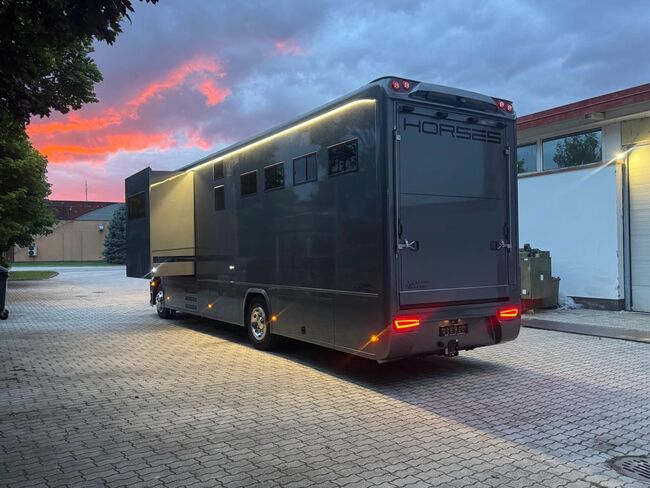 Pferdetransporter Mercedes Benz 1835 Antos Wohnmobil Horsetruck, Dickenherr Dickenherr Antos 1835, Gerhard Strobel (Dickenherr Trucks und Trailers), Pferdeanhänger, Baden-Württemberg - Unterschneidheim, Abbildung 12