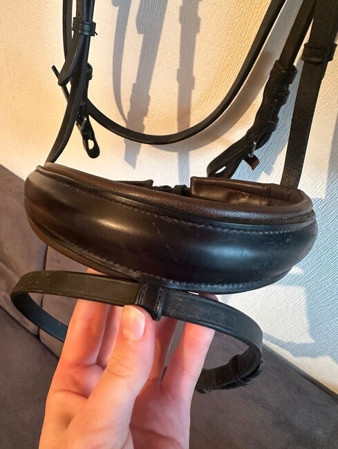 PFIFF schwedisch kombinierte Trense WB schwarz, braun unterlegt, Pfiff, Jenny, Bridles & Headstalls, Odenthal, Image 4