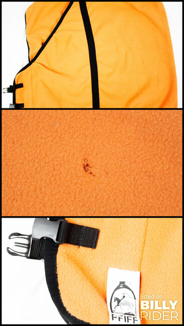 Pfiff Abschwitzdecke orange/schwarz 155cm, Pfiff, myMILLA (myMILLA | Jonas Schnettler), Horse Blankets, Sheets & Coolers, Pulheim, Image 4