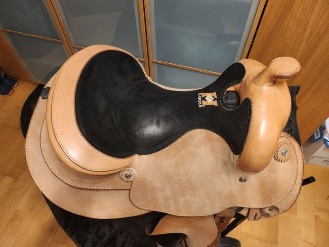 Phil Harris/ Lynn Palm Roughout Worksaddle, Phil Harris, Carina Linthaler , Western Saddle, Kirchberg, Image 2