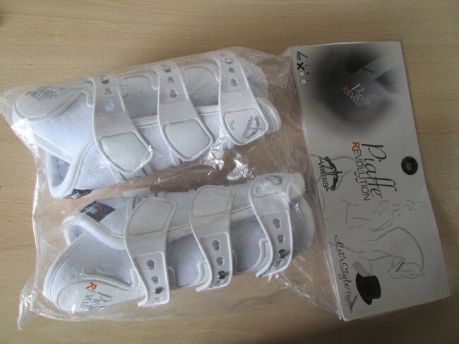 Piaffe Revolution Gamaschen weiß vorne S OVP, Veredus / Piaffe, Markus, Tendon Boots, München, Image 7