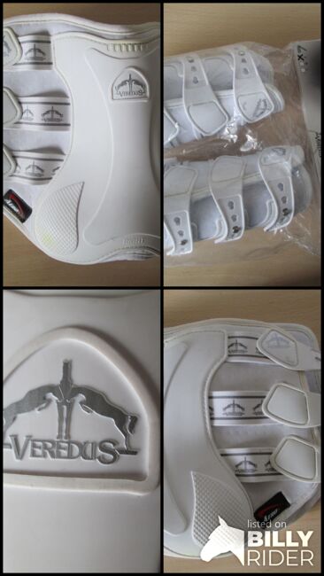 Piaffe Revolution Gamaschen weiß vorne S OVP, Veredus / Piaffe, Markus, Tendon Boots, München, Image 8