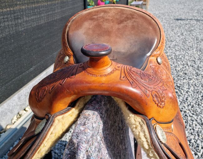 Beautiful Rocking R western saddle - 16 inch seat, Rocking R, SareV, Siodło westernowe , Peer, Image 5