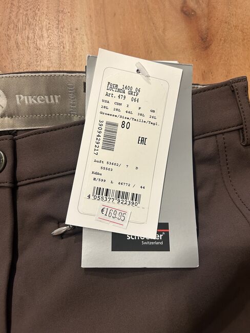 Pikeur Reithose Lucinda Grip braun NEU! Größe 80, Pikeur, Julia , Breeches & Jodhpurs, Siegen, Image 6