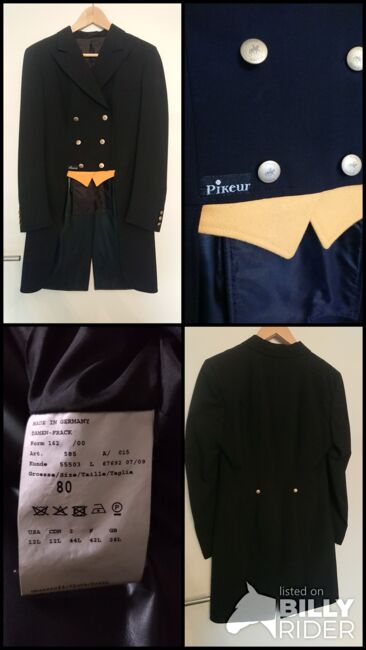 Pikeur Dressurfrack klassisch Gr. 80 (40 lang), Pikeur  Damen-Frack, Eva, Turnierbekleidung, Guntersblum , Abbildung 6