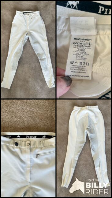 Pikeur Full Seat Breeches in White Size 28, Pikeur, Stephanie, Breeches & Jodhpurs, Edmonton , Image 6