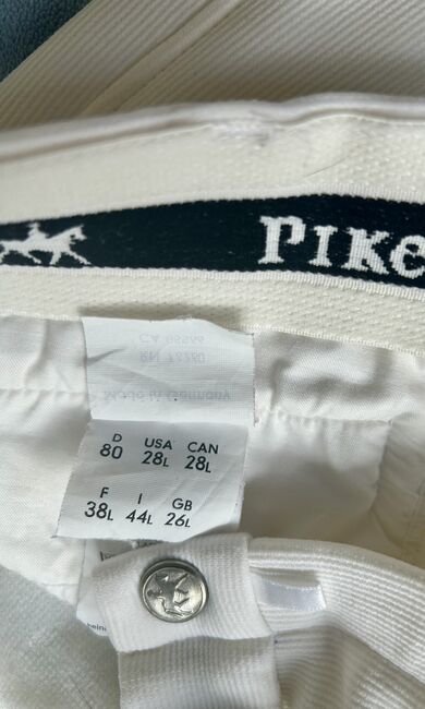 Pikeur Full Seat Breeches-White 28L, Pikeur  Full Seat Breeches, Stephanie, Breeches & Jodhpurs, Edmonton , Image 4