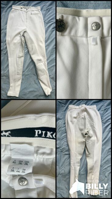 Pikeur Full Seat Breeches-White 28L, Pikeur  Full Seat Breeches, Stephanie, Breeches & Jodhpurs, Edmonton , Image 5