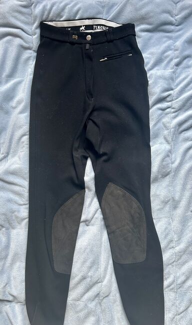 Pikeur Knee Patch Breeches Black, Pikeur, Stephanie, Breeches & Jodhpurs, Edmonton 