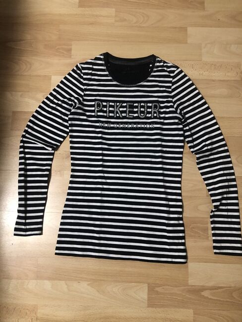 Pikeur Langarmshirt Schwarz Weiß 34, Pikeur , Celine, Koszulki i t-shirty, Mainz