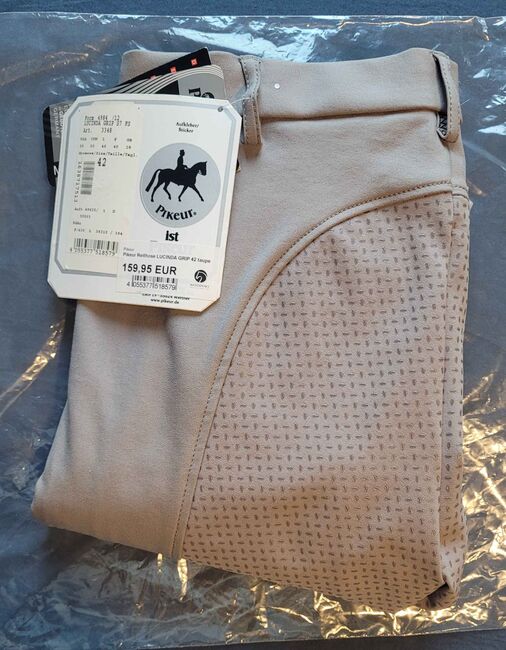 Pikeur Lucinda Grip Sommer Taupe Gr. 42 Neu, Pikeur Lucinda, Jannik, Breeches & Jodhpurs, Oberhausen, Image 4