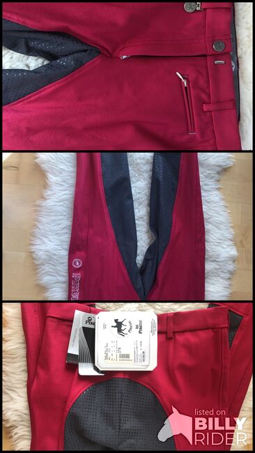 Pikeur Reithose Cherry/Rot NEU Größe 36 (176), Pikeur, Steffi, Reithosen, Uttenreuth, Abbildung 4