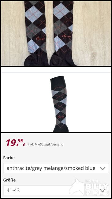 PIKEUR Reitsocken Größe 41-43 - neu -, PIKEUR, Sara Walter, Other, Sprockhövel, Image 4