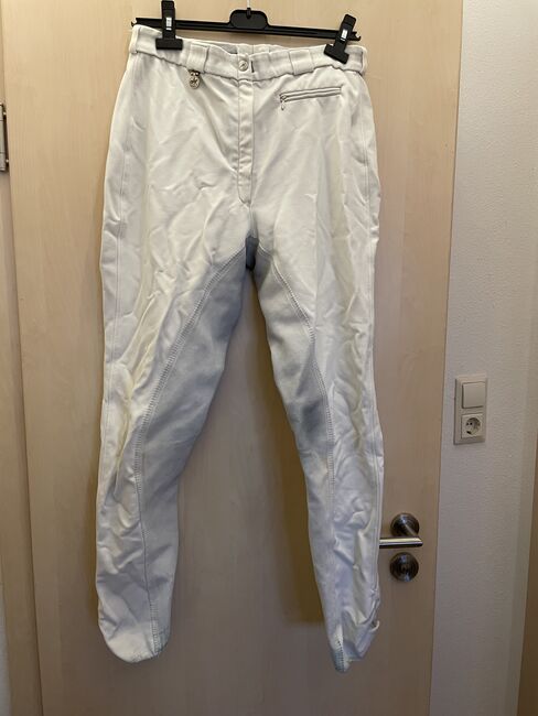 Pikeur Reithose weiß Kunstleder Vollbesatz Größe 88, Pikeur , Carina Riegg , Show Apparel, Burgau