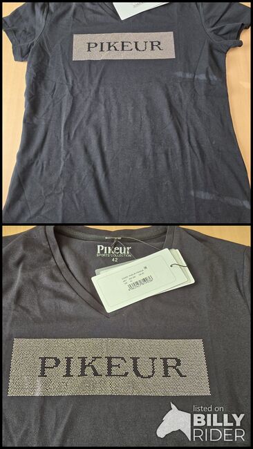 Pikeur Shirt schwarz Gr. 42 4-Wege-Stretch NP 54,95 €, Pikeur Franja, Pferdi, Shirts & Tops, Ponitz, Image 3