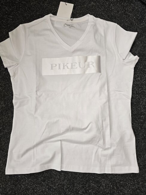 Pikeur Shirt weiß Gr. 42 4-Wege-Stretch NP 54,95 €, Pikeur Franja, Pferdi, Shirts & Tops, Ponitz