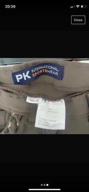 PK International breeches, PK International , Lucy, Reithosen, Abbildung 3