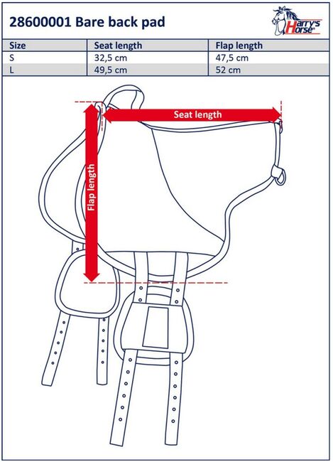 Reitpad Bareback Pad schwarz Harry's Horse, Harry's Horse, Christina Wolff, Inne podkładki pod siodło, Oberhausen, Image 5