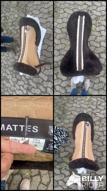 MATTES Sattelkissen mit Lammfell, Mattes, Claudia Moertter, Inne podkładki pod siodło, Krefeld, Image 6