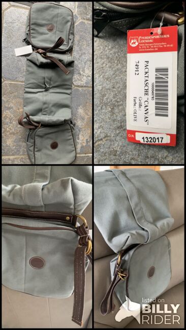 Doppelte Satteltasche, Loesdau Satteltasche CANVAS, Susann Stork, Siodło akcesoria, Borken, Image 5