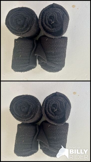 Polo Wraps-Black Set of 4, Stephanie, Horse Bandages & Wraps, Edmonton , Image 3