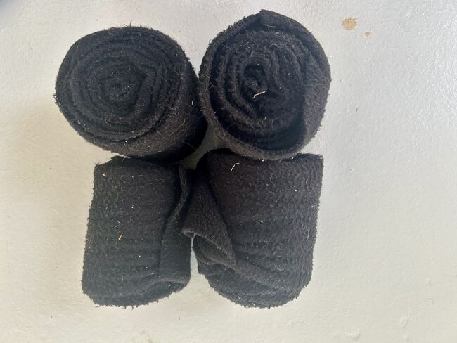 Polo Wraps-Black Set of 4, Stephanie, Horse Bandages & Wraps, Edmonton 