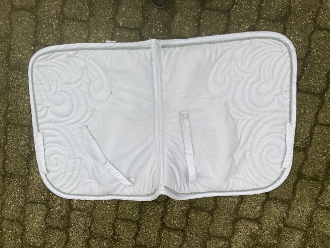 Pony Dressurschabracke in weiß  2 Stück, Ute Broemmel, Dressage Pads, Reken