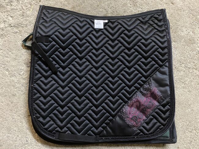 Ponyschwester Schabracke schwarz/pink DR, Ponyschwester, Clara Moosmann, Dressage Pads, Morbach