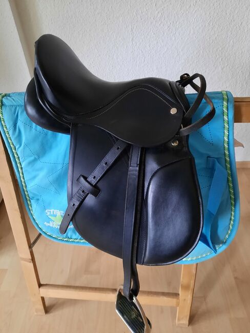 Pony Sattel 14 Zoll Springsattel, Moneypony, Christine , Jumping Saddle, Netphen, Image 9