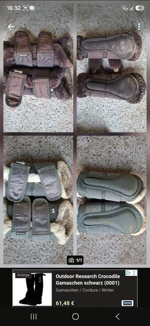 Gamaschen Pony Vorderbeine, Larissa, Tendon Boots, Hofgeismar