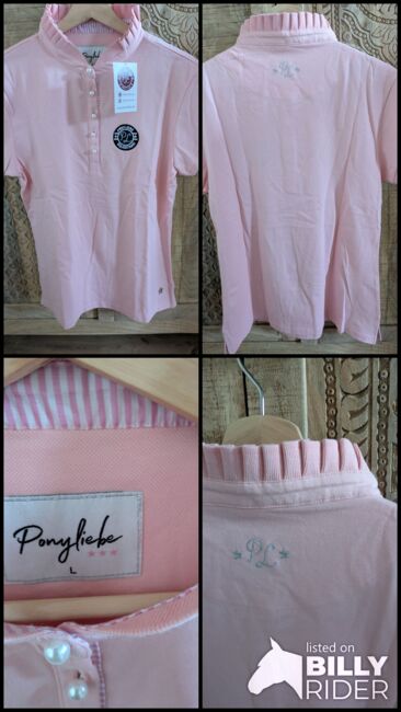 Ponyliebe Poloshirt rosa, Ponyliebe Polo Charlina, ponymausi, Shirts & Tops, Naumburg, Image 7