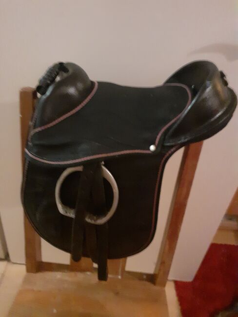 Ponyreitsattel mit Steigbügel, Ponysattel Shetty, Elisabeth , Bareback pads, Leipzig , Image 6