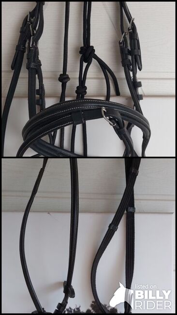 Pony Trense Schwarz inkl zügel, Emily, Bridles & Headstalls, Neu Wulmstorf , Image 3