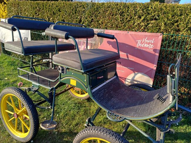 Ponykutsche Trainingswagen Wagonette Luftbereifung, Double J Ranch , Kutschen, Luckenwalde, Abbildung 3