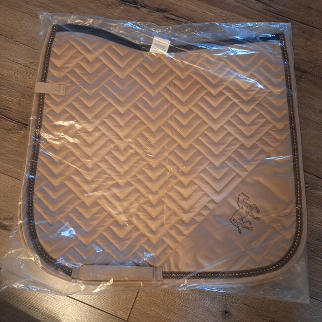 Ponyschwester Schabracke mit Bandagen und Fliegenhaube Beige, Ponyschwester , ADN, Dressage Pads, Duisburg, Image 2