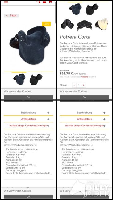 Potrera Corta … portugiesischer Kurzsattel, Ludomar Potrera Corta , Susanne , Lambskin Pad, Ellmau , Image 14
